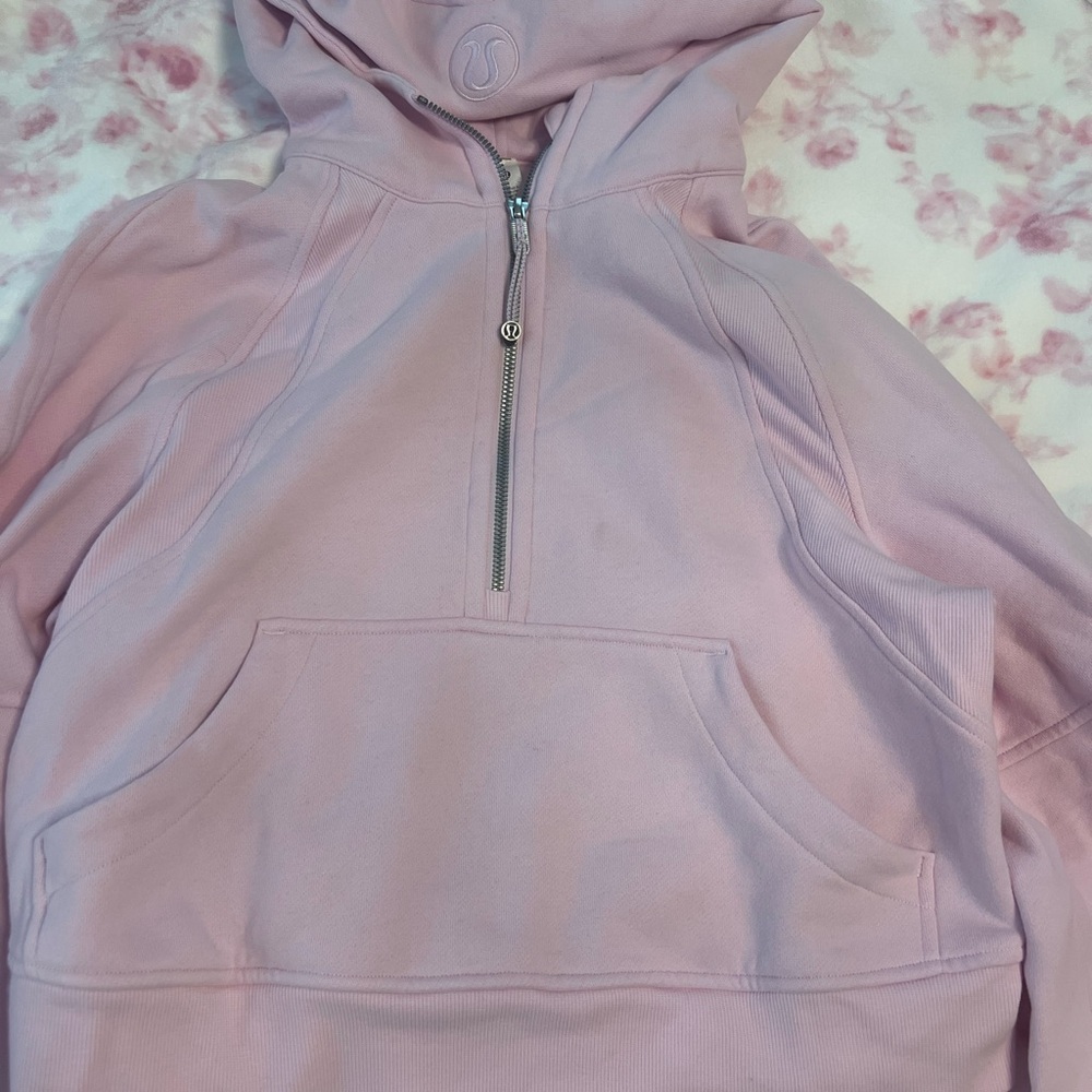 Pink Hoodie with Front Pocket